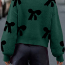  Velvet Bow Holiday Sweater