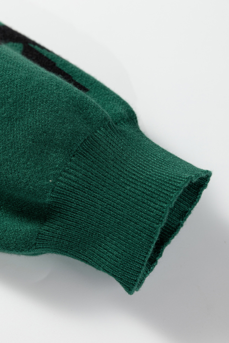 Velvet Bow Holiday Sweater