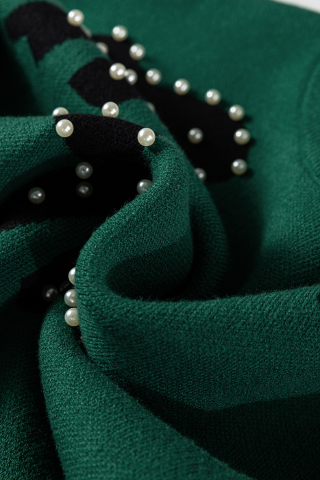 Velvet Bow Holiday Sweater
