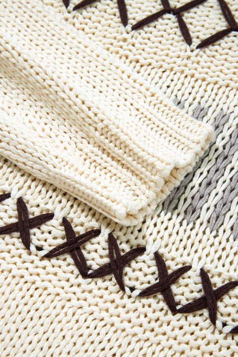 Rustic Stitches Chunky Knit Sweater