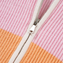  Citrus Glow Quarter-Zip Sweater