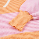  Citrus Glow Quarter-Zip Sweater
