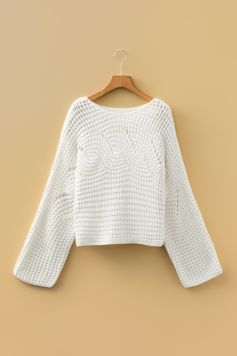 Lunar Lace Crop Sweater