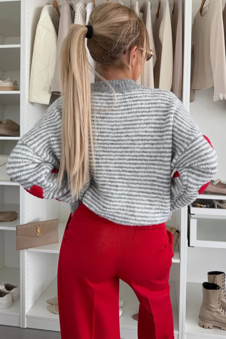Heartstrings Striped Knit