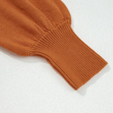  Autumn Ribbon-Back Knit Sweater