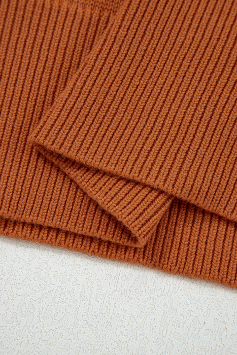 Autumn Ribbon-Back Knit Sweater