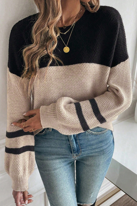 City Stripe Knit Sweater