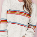  Coastal Stripe Dream Hoodie