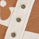  Retro Bloom Henley Sweater