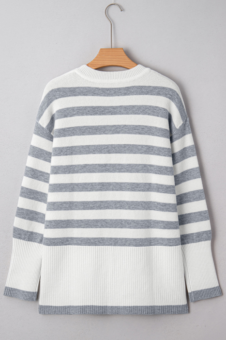 Harbor Breeze Button Sweater