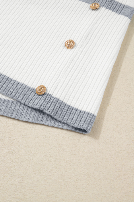 Harbor Breeze Button Sweater