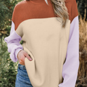  Harvest Hues Colorblock Sweater