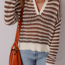  Cocoa Whirl Crochet Sweater