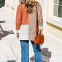  Harvest Patch Colorblock Knit Sweater