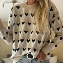  Heartfelt Leopard Contrast Top