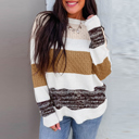  Golden Trail Cozy Stripe Sweater