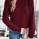  Lace Whisper Textured Sweater