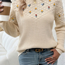  Blooming Whispers Knit Sweater