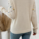  Blooming Whispers Knit Sweater