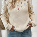 Blooming Whispers Knit Sweater