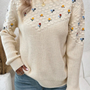  Blooming Whispers Knit Sweater