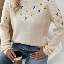 Blooming Whispers Knit Sweater