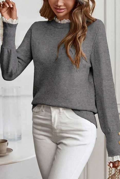 Moonlit Lace Whisper Knit