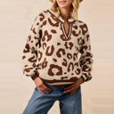  Wild Charm V-Neck Knit Sweater
