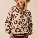  Wild Charm V-Neck Knit Sweater
