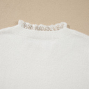  Soft Whispers Lace Trim Sweater