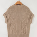  Whispering Meadow Cable Knit Vest