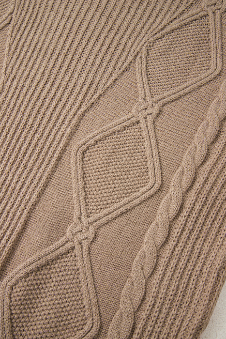 Whispering Meadow Cable Knit Vest