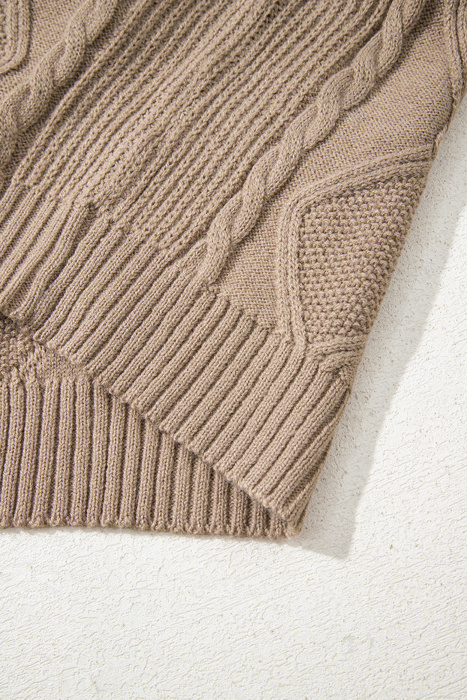 Whispering Meadow Cable Knit Vest