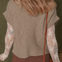  Whispering Meadow Cable Knit Vest
