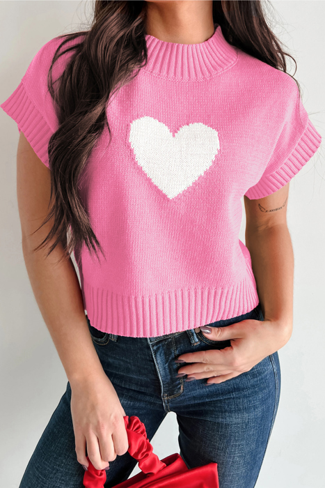 Pulse of Love Crop Knit