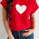  Pulse of Love Crop Knit