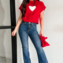  Pulse of Love Crop Knit