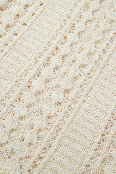 Dreamy Lattice Open-Knit Sweater