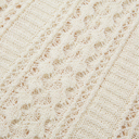  Dreamy Lattice Open-Knit Sweater