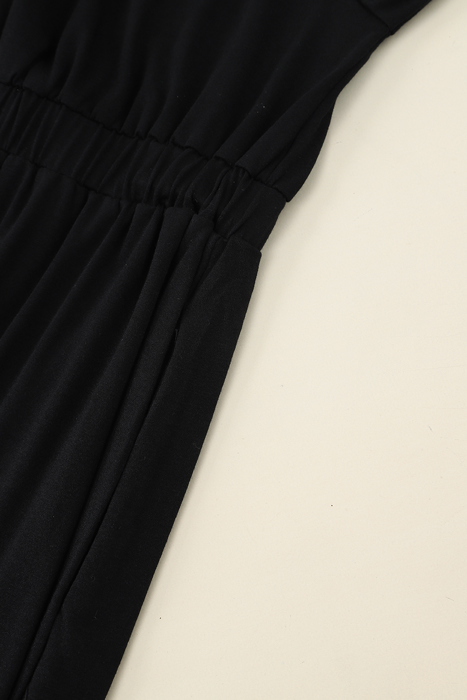 Midnight Charm Button Dress
