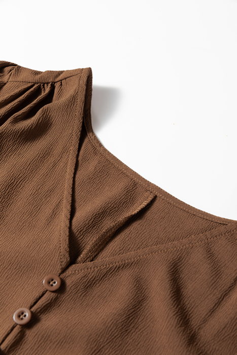 Chestnut Whispers Maxi Dress