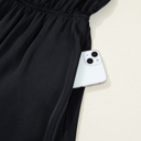  Midnight Tiered Ruffle Midi Dress