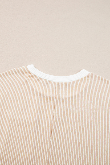 Ribbed Pocket T-Shirt Dress