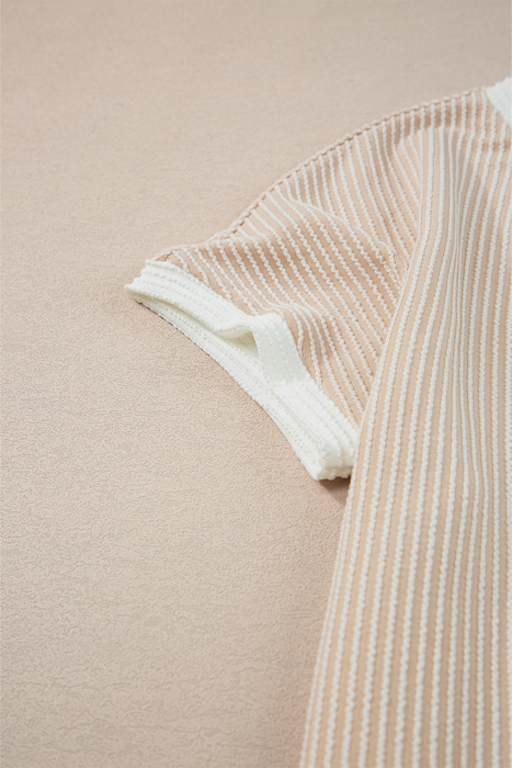 Ribbed Pocket T-Shirt Dress