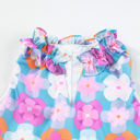  Rainbow Bloom Ruffle Tiered Midi Dress