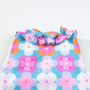 Rainbow Bloom Ruffle Tiered Midi Dress
