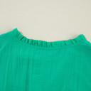  Emerald Whisper Ruffle Dress