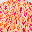  Coral Ikat Glow Maxi Dress
