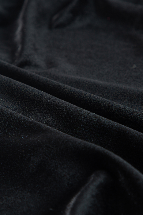 Midnight Velvet Wrap Mini Dress