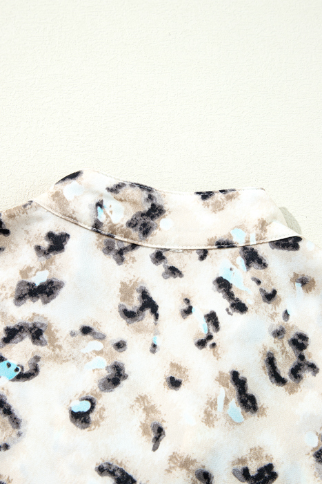Whispered Leopard Tiered Dream Dress